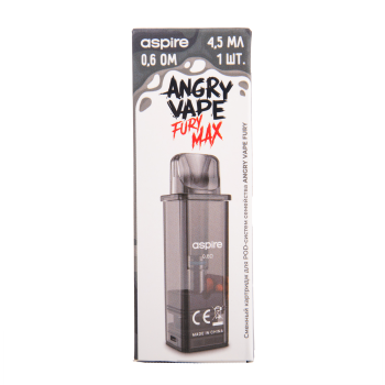 Картридж к электронной системе BRUSKO Angry VapeFury Max чёрный 4.5 мл 0.6 Ом (1шт)