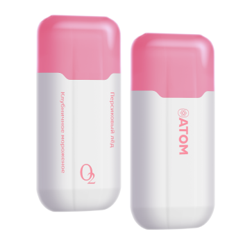 ATOM O2 3000 - Персиковый Лед Клубничное Мороженое