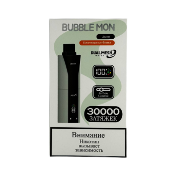 Эл. сиг. BUBBLEMON BOOSTER DUBLE 30000 Дыня + Блестящая Клубника / Melon + Shine Strawberry