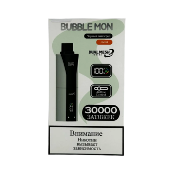 Эл. сиг. BUBBLEMON BOOSTER DUBLE 30000 Черный виноград + Дыня /Black Grape + Melon