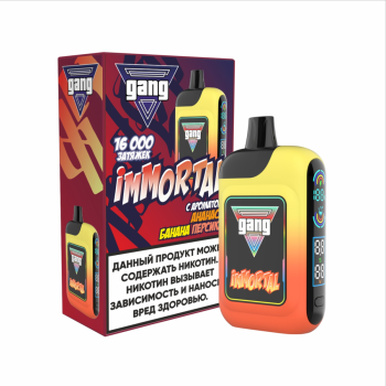 Эл. сиг. GANG IMMORTAL 16000 Ананас банан персик  2%