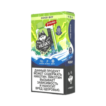 Эл. сиг. HUSKY AIRMAX 2.0 15000 Strong Good Boy /Фисташковое мороженое 2 %