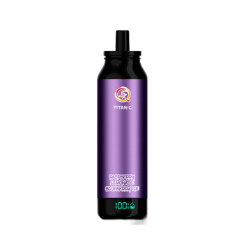 Эл. сиг. Q5 TITANIC 14000 Малиновый лимонад Черничный лед /Raspberry Lemonade Blueberry Ice 2 %
