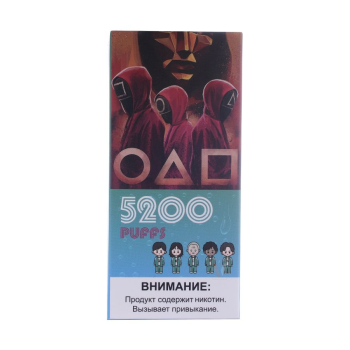 Эл. сиг. R AND M Squid Box 5200 Big Bang Fruit 2 %