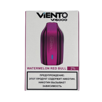 Эл. сиг. VIENTO VT 6000 Watermelon Red Bull 2 %