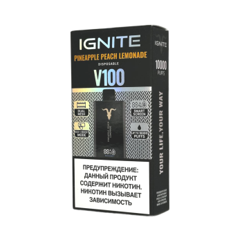 Эл. сиг. IGNITE V 100 10000 Pineapple Peach Lemon / Ананас персик лимон  2 %