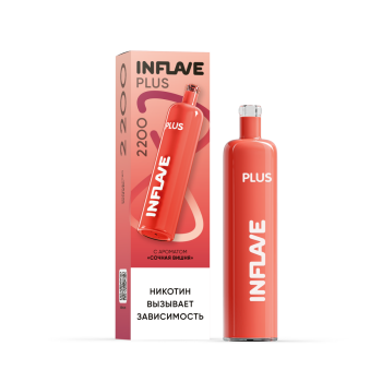 INFLAVE PLUS 2200 Сочная вишня (2200 затяжек) МРК