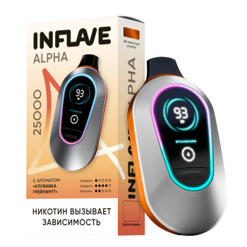 Эл. сиг. INFLAVE ALPHA 25000 Клубника грейпфрут 2 %