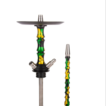 Кальян MAMAY CUSTOMS Asian Micro Special Anod зелёно золотой камуфляж (без колбы)