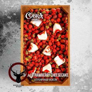 Смесь Cobra Virgin Strawberry Cheesecake (Клубничный Чизкейк) 50 гр.