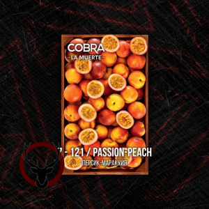 Табак Cobra La Muerte Passion Peach (Персик Маракуйя) 40 гр.