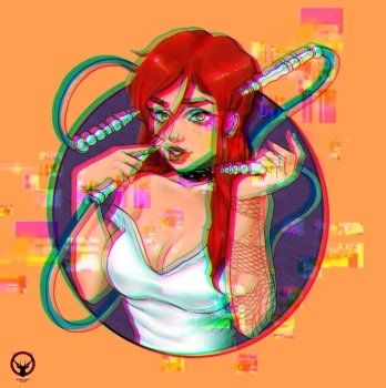 Табак Brazzers - Gang Bang! (Апельсин, кокос, двойное яблоко) 20 гр. (Ганг-Бенг!)