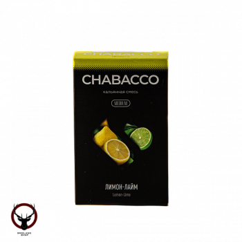 Chabacco MEDIUM Lemon-lime 50гр
