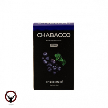 Chabacco STRONG Blueberry mint 50гр