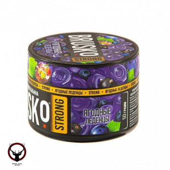 Табак для кальяна BRUSKO STRONG Ягодные леденцы 50гр