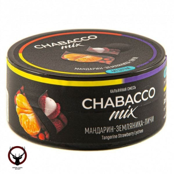 Табак для кальяна Chabacco Mix MEDIUM Tangerine Strawberry Lychee 25гр