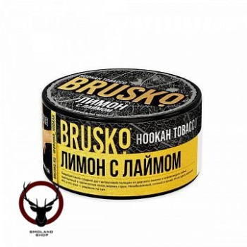 Табак для кальяна BRUSKO Лимон с лаймом 125гр