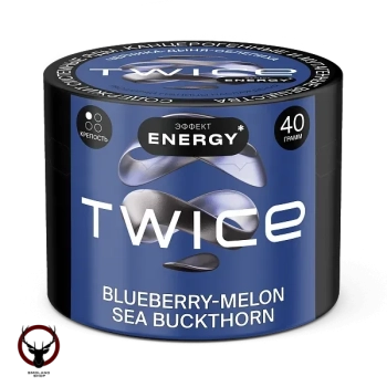 Табак для кальяна TWICE Черника-Дыня-Облепиха 40гр