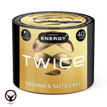 Табак для кальяна TWICE Тарт с бананом и орехами 40гр