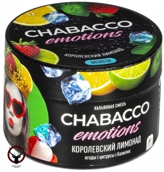 Табак для кальяна Chabacco Emotions MEDIUM Royal lemonade 50гр