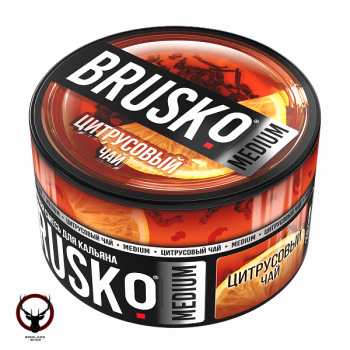 Табак для кальяна BRUSKO MEDIUM Цитрусовый чай 250гр