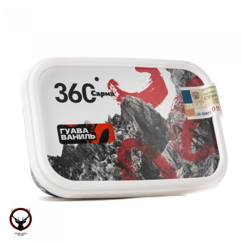 Табак для кальяна "САРМА 360" Гуава-Ваниль 120гр