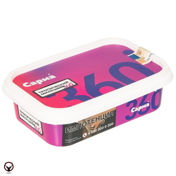 Табак для кальяна "САРМА 360" Лёгкая Тропический Милкшейк 120гр