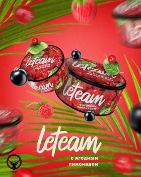 Смесь для кальяна Leteam с ягодным лимонадом 125 гр
