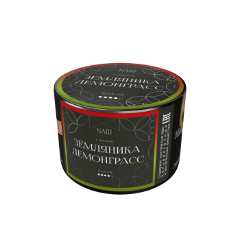 Табак NАШ Black Земляника Лемонграсс 40гр МРК