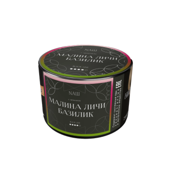 Табак NАШ Black Малина Личи Базилик 40гр МРК