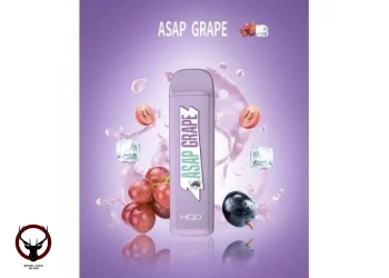 HQD Mega - Asap Grape оригинал (Сочный виноград), 1800 затяжек, 20 мг(2%)