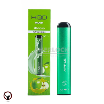 HQD Maxim - Яблоко, 400 затяжек, 20мг (2%)