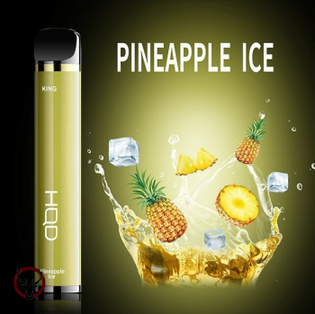 HQD King - Pineapple Ice (Ананас), 2000 затяжек, 20мг (2%)