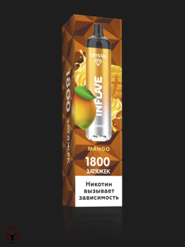 Электронный испаритель INFLAVE CRYSTAL Манго, 2% (1800тяг)