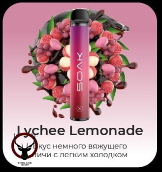 SOAK X Lychee Lemonade 1500 затяжек