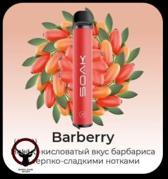 SOAK X Barberry 1500 затяжек