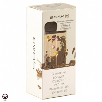 SOAK M Cocoa with marshmallow 4000 затяжек