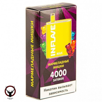 INFLAVE MAX Мармеладные мишки (4000 затяжек)