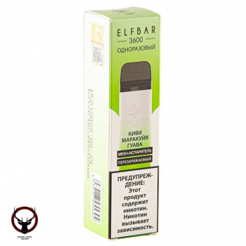 ELF BAR Kiwi Passionfruit Guava (3600 затяжек) 20 мг