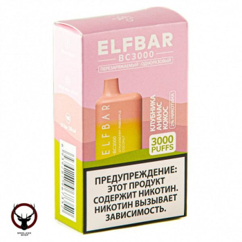 ELF BAR Strawberry Pineapple Coconut (3000 затяжек) 20 мг