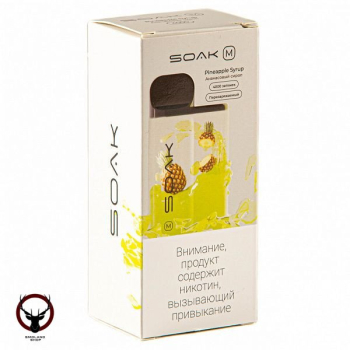 SOAK M Pineapple Syrup 4000 затяжек