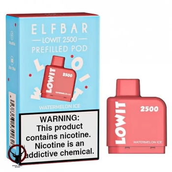 Картридж Elf Bar Lowit 2500 20 мг, 6 мл (Watermelon Ice)