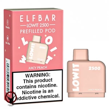 Картридж Elf Bar Lowit 2500 20 мг, 6 мл (Juicy Peach)