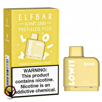 Картридж Elf Bar Lowit 2500 20 мг, 6 мл (Mango Passion Fruit)