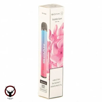 SOAK X Bubble Gum 1500 затяжек