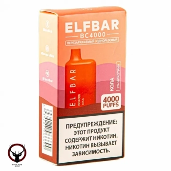 Электронная сигарета ELF BAR Cola (4000 затяжек) 20 мг