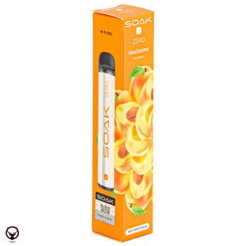 SOAK X ZERO Nectarine 1500 затяжек (без никотина) МРК
