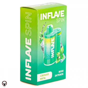 Электронная сигарета INFLAVE SPIN Свежая мята (8000 затяжек)