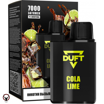 Электронная сигарета DUFT Cola Lime (7000 затяжек)
