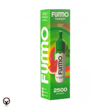 Электронная сигарета FUMMO TARGET Арбуз мята (2500 затяжек)